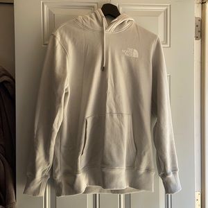 North face off white hoodie